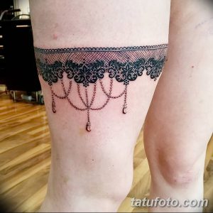 фото тату подвязка от 03.09.2017 №041 - Garter Tattoo - tatufoto.com