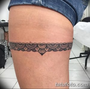 фото тату подвязка от 03.09.2017 №047 - Garter Tattoo - tatufoto.com