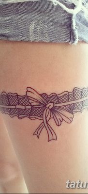 фото тату подвязка от 03.09.2017 №183 — Garter Tattoo — tatufoto.com