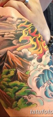 фото тату стихий от 23.09.2017 №008 — elemental tattoo — tatufoto.com