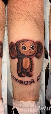 фото тату чебурашка от 08.09.2017 №007 — пример рисунка для статьи — tatufoto.com