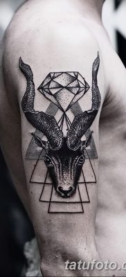 фото тату череп козы от 20.09.2017 №002 — goat skull tattoo — tatufoto.com