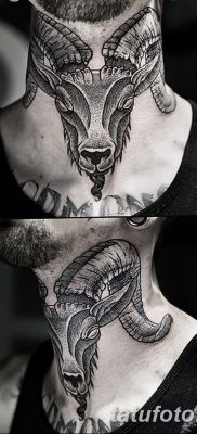 фото тату череп козы от 20.09.2017 №024 — goat skull tattoo — tatufoto.com