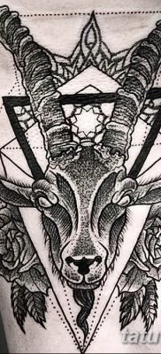 фото тату череп козы от 20.09.2017 №037 — goat skull tattoo — tatufoto.com
