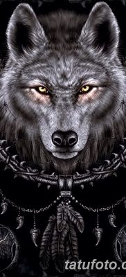 фото тату черный волк от 13.09.2017 №006 — black wolf tattoo — tatufoto.com