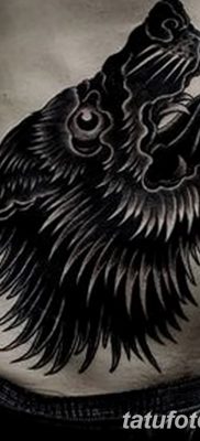 фото тату черный волк от 13.09.2017 №018 — black wolf tattoo — tatufoto.com