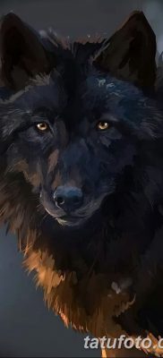фото тату черный волк от 13.09.2017 №034 — black wolf tattoo — tatufoto.com