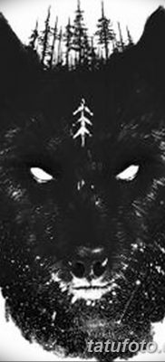 фото тату черный волк от 13.09.2017 №036 — black wolf tattoo — tatufoto.com