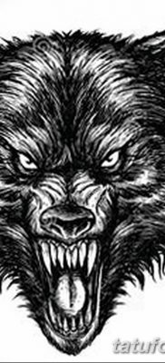 фото тату черный волк от 13.09.2017 №037 — black wolf tattoo — tatufoto.com