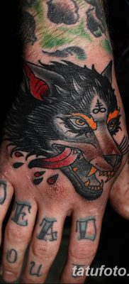 фото тату черный волк от 13.09.2017 №044 — black wolf tattoo — tatufoto.com