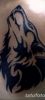 фото тату черный волк от 13.09.2017 №051 — black wolf tattoo — tatufoto.com