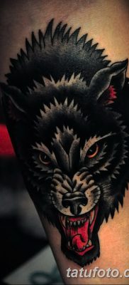 фото тату черный волк от 13.09.2017 №066 — black wolf tattoo — tatufoto.com