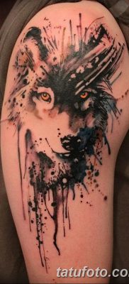 фото тату черный волк от 13.09.2017 №101 — black wolf tattoo — tatufoto.com