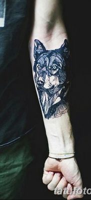 фото тату черный волк от 13.09.2017 №102 — black wolf tattoo — tatufoto.com