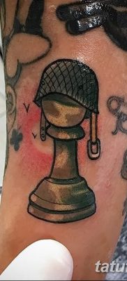 фото тату шахматы от 16.09.2017 №043 — tattoo chess — tatufoto.com