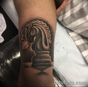 фото тату шахматы от 16.09.2017 №096 - tattoo chess - tatufoto.com