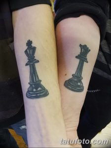 фото тату шахматы от 16.09.2017 №097 - tattoo chess - tatufoto.com