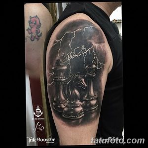 фото тату шахматы от 16.09.2017 №103 - tattoo chess - tatufoto.com