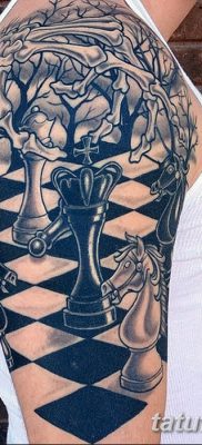 фото тату шахматы от 16.09.2017 №160 — tattoo chess — tatufoto.com