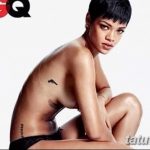фото татуировки рианны от 23.09.2017 №018 - rianna tattoos - tatufoto.com
