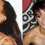 фото татуировки рианны от 23.09.2017 №035 - rianna tattoos - tatufoto.com