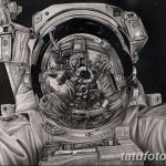 фото эскизы для тату космос от 26.09.2017 №001 - sketches for tattoo space - tatufoto.com