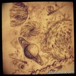 фото эскизы для тату космос от 26.09.2017 №004 - sketches for tattoo space - tatufoto.com