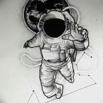 фото эскизы для тату космос от 26.09.2017 №039 - sketches for tattoo space - tatufoto.com
