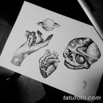 фото эскизы для тату космос от 26.09.2017 №044 - sketches for tattoo space - tatufoto.com