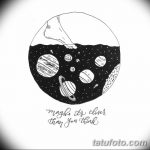 фото эскизы для тату космос от 26.09.2017 №045 - sketches for tattoo space - tatufoto.com
