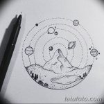 фото эскизы для тату космос от 26.09.2017 №057 - sketches for tattoo space - tatufoto.com
