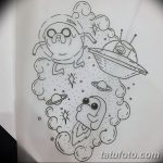 фото эскизы для тату космос от 26.09.2017 №081 - sketches for tattoo space - tatufoto.com