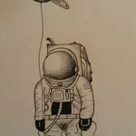 фото эскизы для тату космос от 26.09.2017 №087 - sketches for tattoo space - tatufoto.com