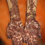 фото Мехенди на предплечье от 28.10.2017 №040 - Mehendi on the forearm - tatufoto.com