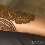 фото Мехенди на предплечье от 28.10.2017 №133 - Mehendi on the forearm - tatufoto.com