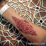 фото Мехенди на предплечье от 28.10.2017 №136 - Mehendi on the forearm - tatufoto.com