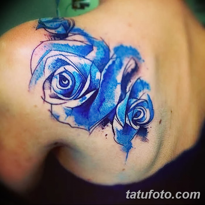 фото Синие тату от 18.10.2017 №019 - Blue Tattoos - tatufoto.com