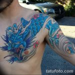 фото Синие тату от 18.10.2017 №024 - Blue Tattoos - tatufoto.com