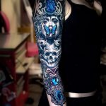 фото Синие тату от 18.10.2017 №117 - Blue Tattoos - tatufoto.com