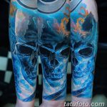 фото Синие тату от 18.10.2017 №149 - Blue Tattoos - tatufoto.com