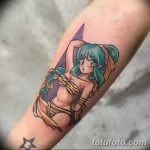 фото Тату в стиле аниме от 21.10.2017 №001 - Tattoo in the style of anime - tatufoto.com