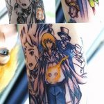 фото Тату в стиле аниме от 21.10.2017 №020 - Tattoo in the style of anime - tatufoto.com
