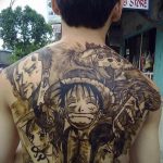 фото Тату в стиле аниме от 21.10.2017 №054 - Tattoo in the style of anime - tatufoto.com