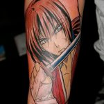 фото Тату в стиле аниме от 21.10.2017 №055 - Tattoo in the style of anime - tatufoto.com