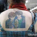 фото Тату в стиле аниме от 21.10.2017 №063 - Tattoo in the style of anime - tatufoto.com