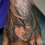 фото Тату в стиле аниме от 21.10.2017 №064 - Tattoo in the style of anime - tatufoto.com
