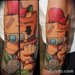 фото Тату в стиле аниме от 21.10.2017 №104 - Tattoo in the style of anime - tatufoto.com