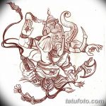 фото Эскизы индийских тату от 09.10.2017 №046 - Sketches of Indian tattoos - tatufoto.com