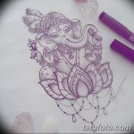 фото Эскизы индийских тату от 09.10.2017 №050 - Sketches of Indian tattoos - tatufoto.com