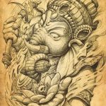 фото Эскизы индийских тату от 09.10.2017 №054 - Sketches of Indian tattoos - tatufoto.com
